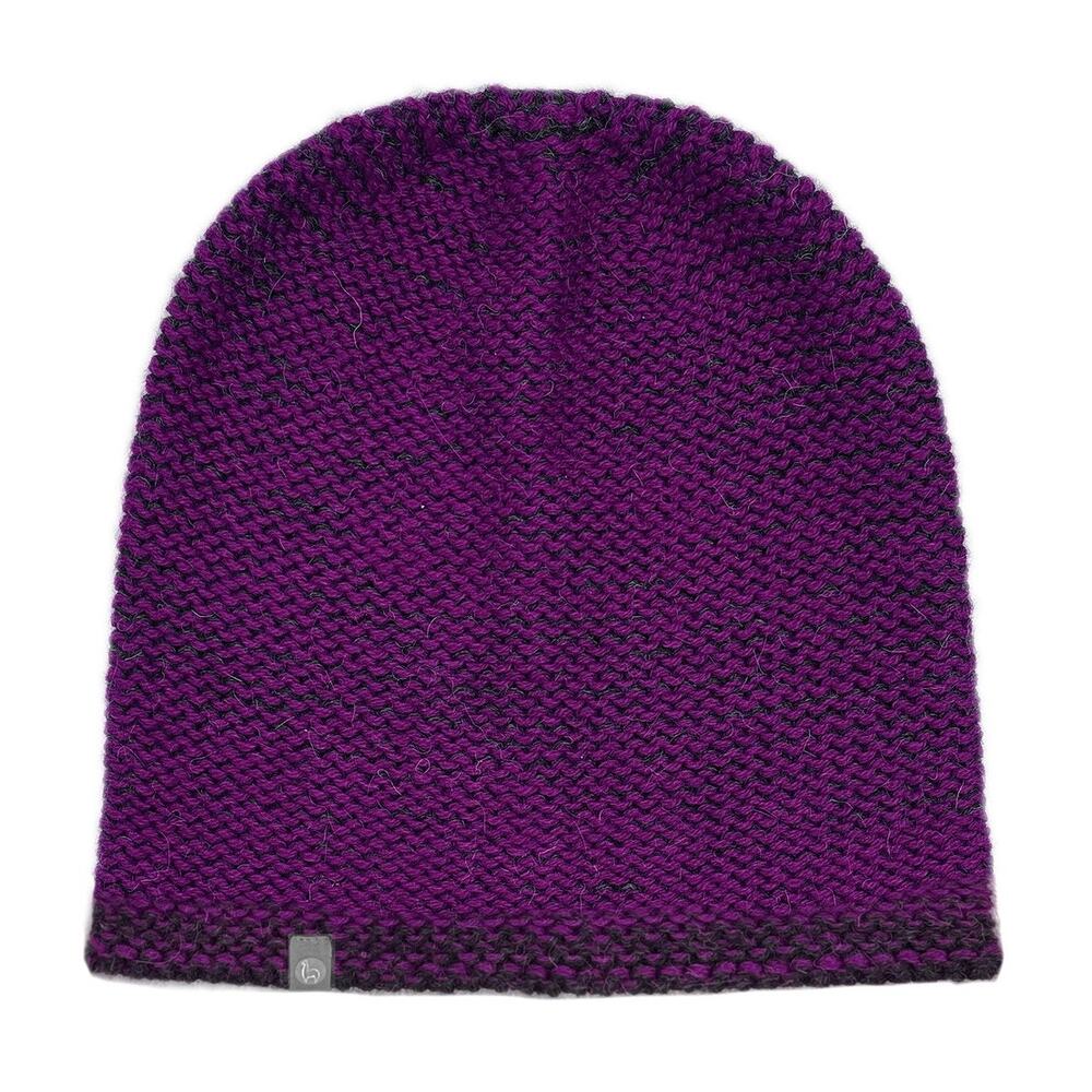 NWT Shupaca Baby Alpaca Beanie Mulberry Magenta 100% Alpaca Soft Warm Peru
